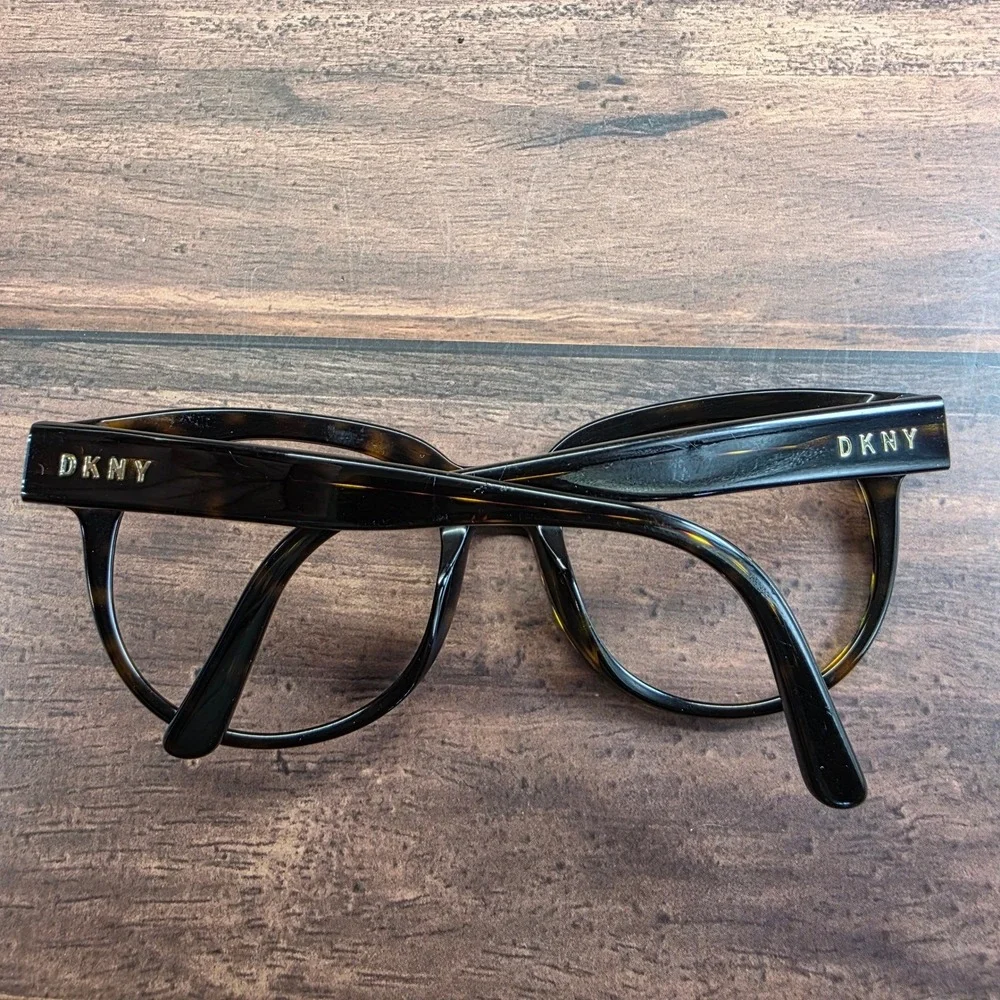 DKNY DY 4143 3702/13 Dark Tortoise Round‎ Cat Eye Eyeglasses 53-19-135